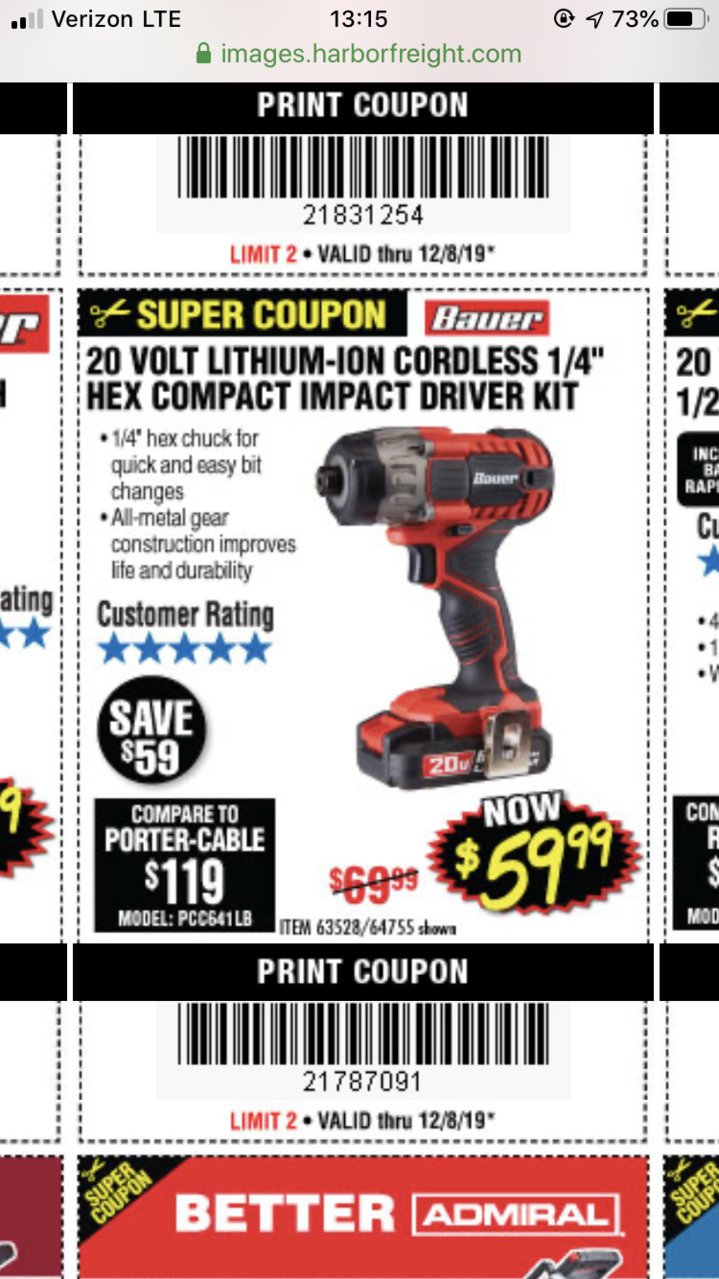 Harbor Freight tools thread., Page 298