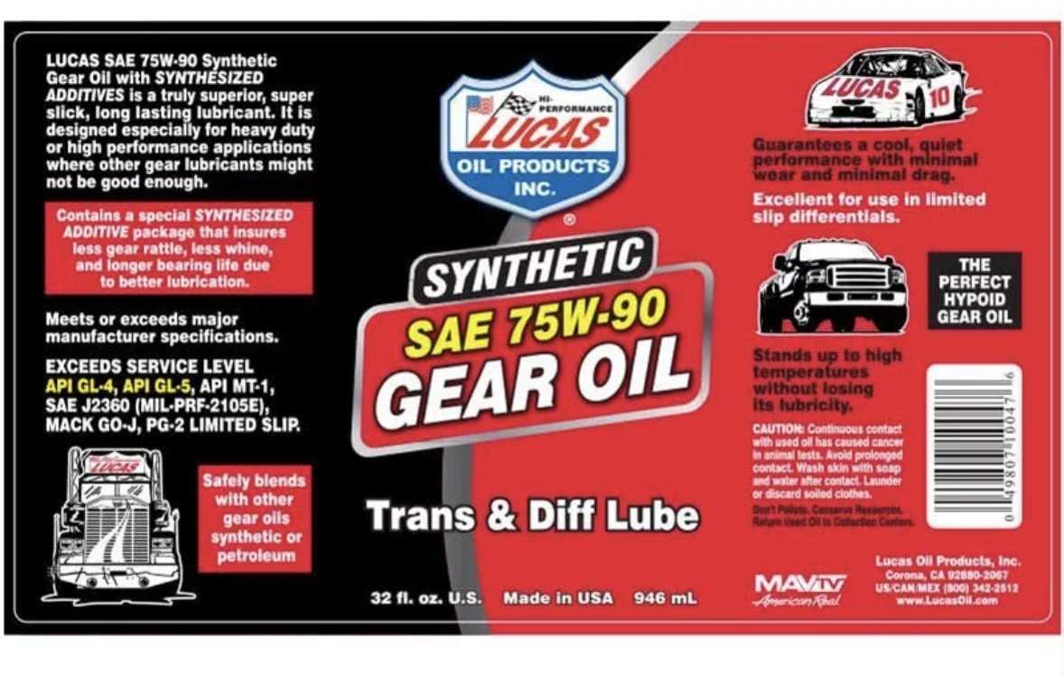 Diff and Transfer Case fluid recommendations, Page 2