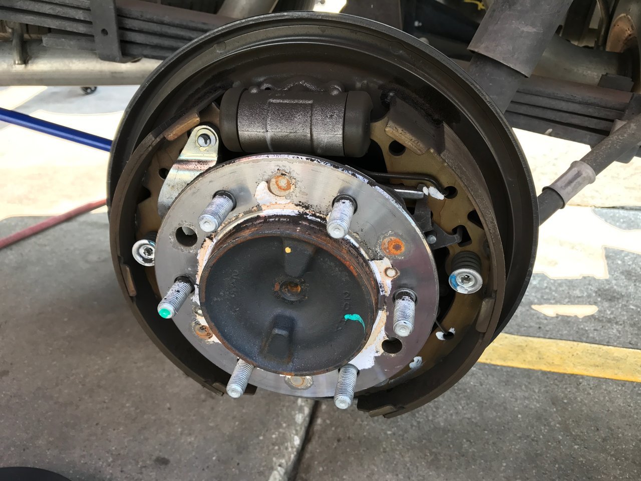 travel trailer drum brakes squeaking