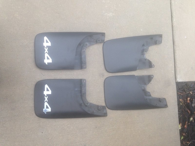 2nd Gen 4x4 mudflaps 100$ shipped us | Tacoma World