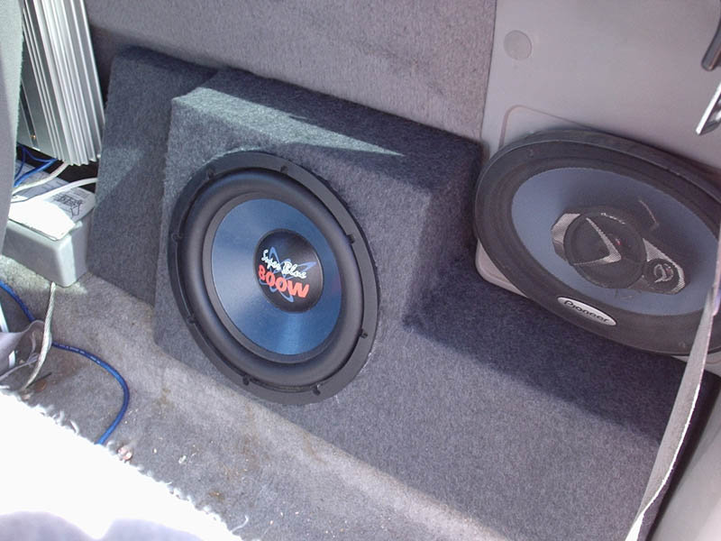 Tacoma subwoofer enclosure for 10