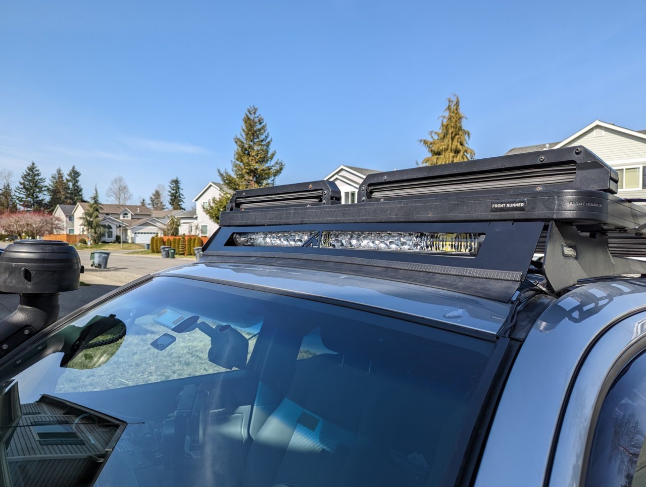 Roof rack wind fairing hot sale