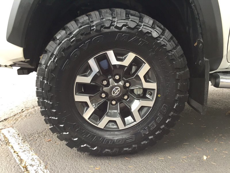 Toyota Trd Off Road Tire Size