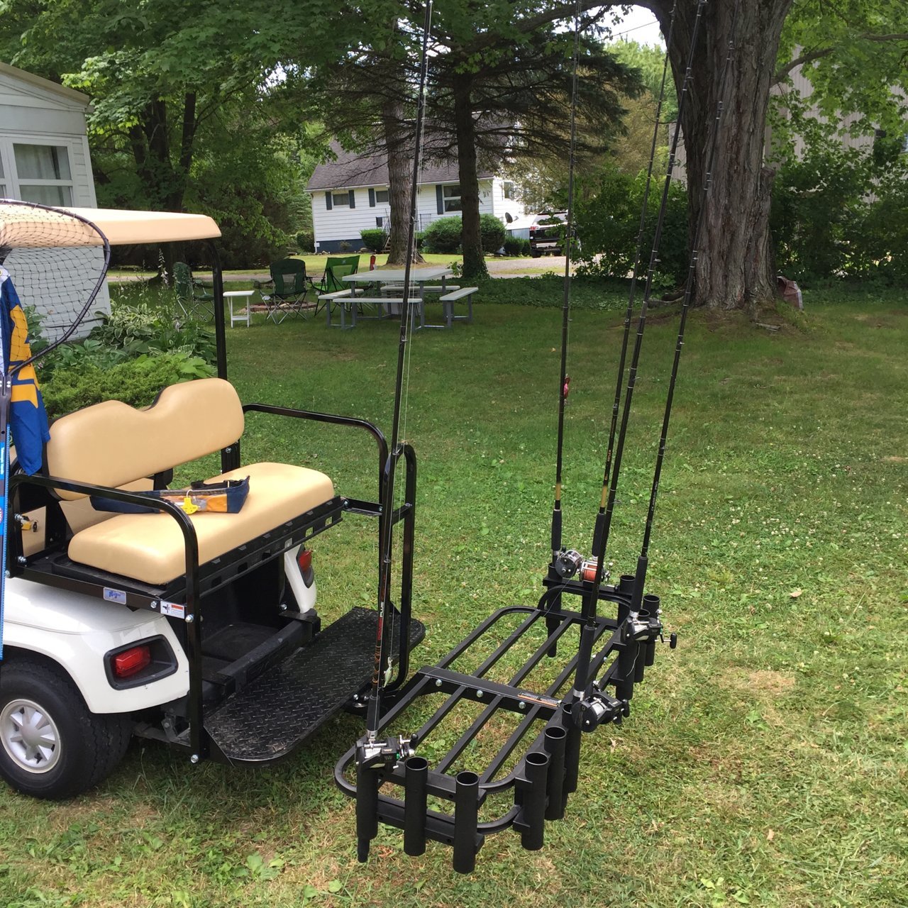 rod holder for golf cart OFF 65%