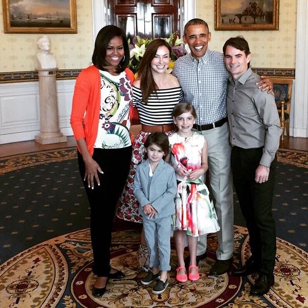 Gordon Family and the Pres.jpg