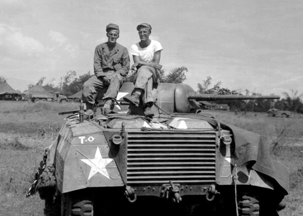 grampy and GI on tank.jpg