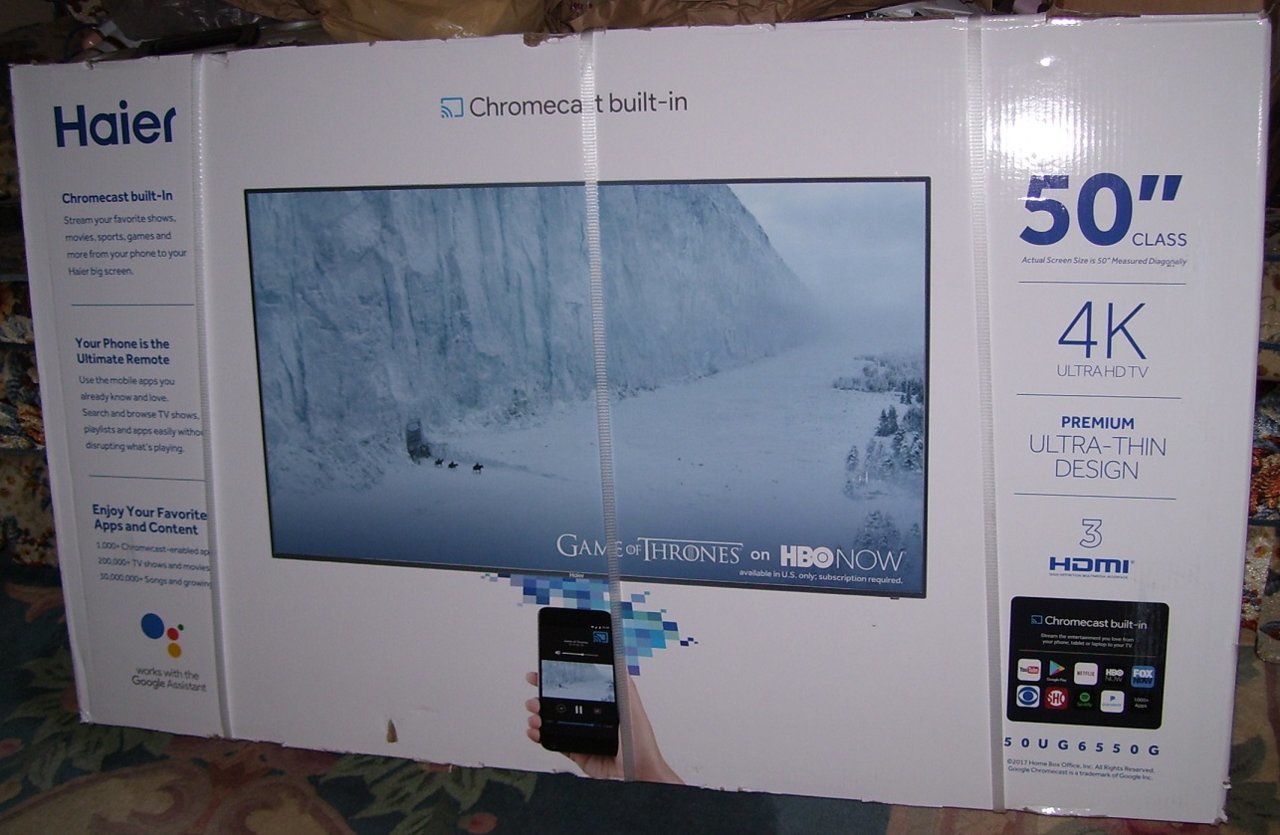 Haier chromecast built in tv hot sale
