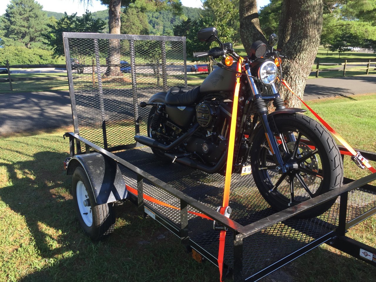 Strapping Your Motorcycle