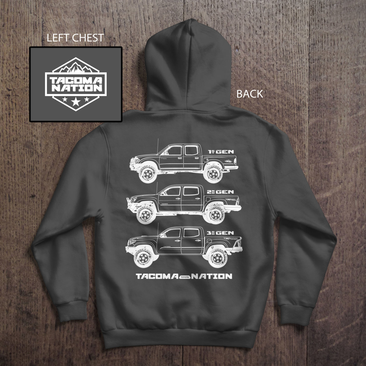 Toyota tacoma hoodie new arrivals