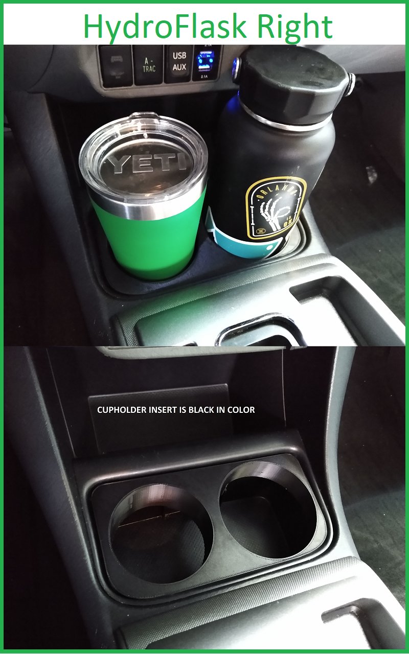 Toyota Tacoma Yeti Cupholder Insert 2005-2015 2nd Generation for Yeti and  Travel Mugs