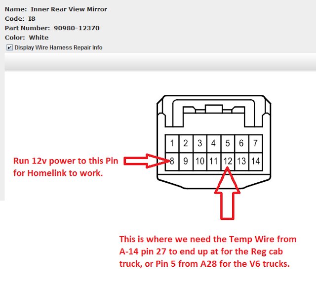 Donnelly Rear View Mirror Wiring Diagram For Your Needs