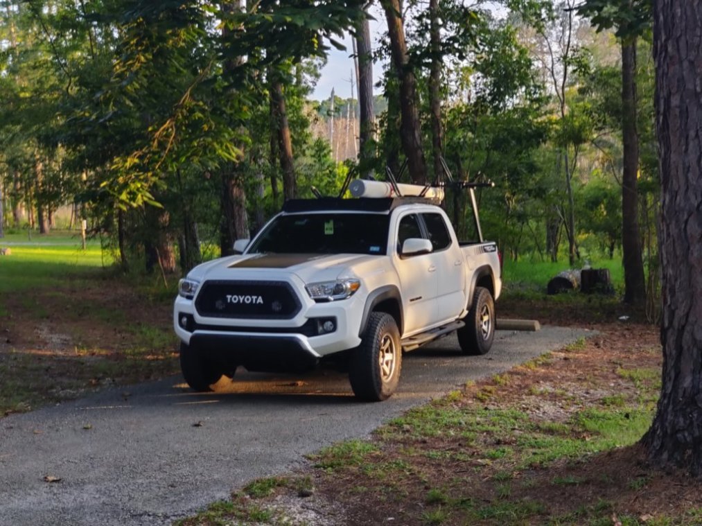 First truck + DIY Fishing rod holders : r/ToyotaTacoma