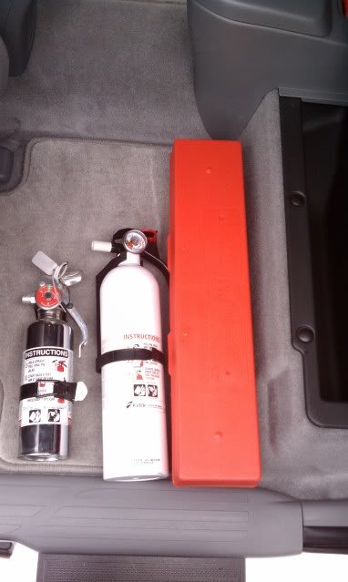 Mounting fire extinguisher truck cap? - YotaTech Forums