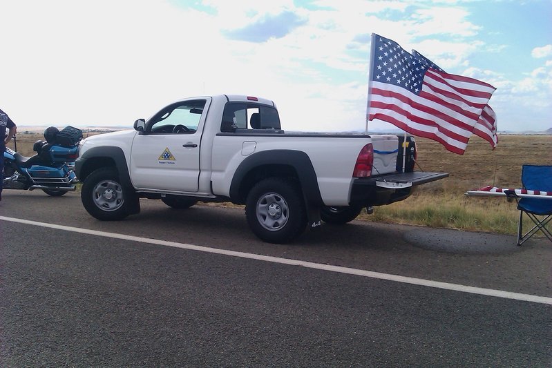 tacoma flag mount