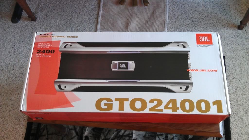 Brand New In Box: JBL GTO24001 Grand Touring 2400 Watts Mono 