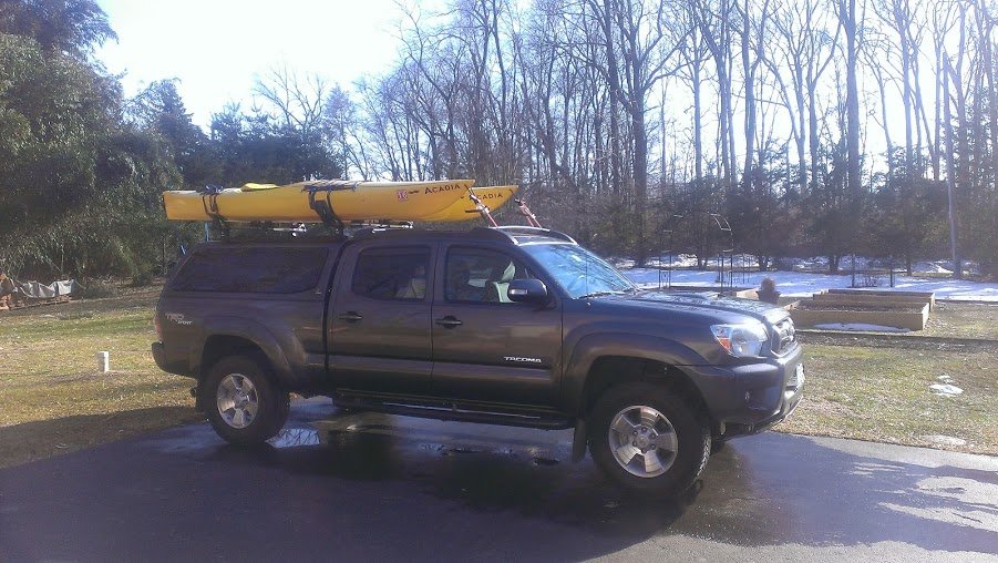 Kayak rack for truck topper hot sale