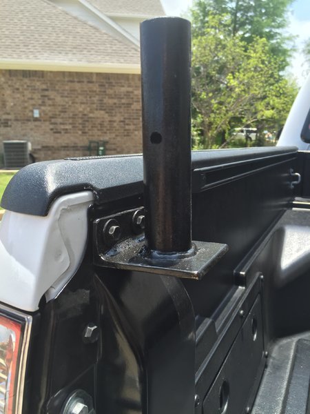 truck bed flag mount