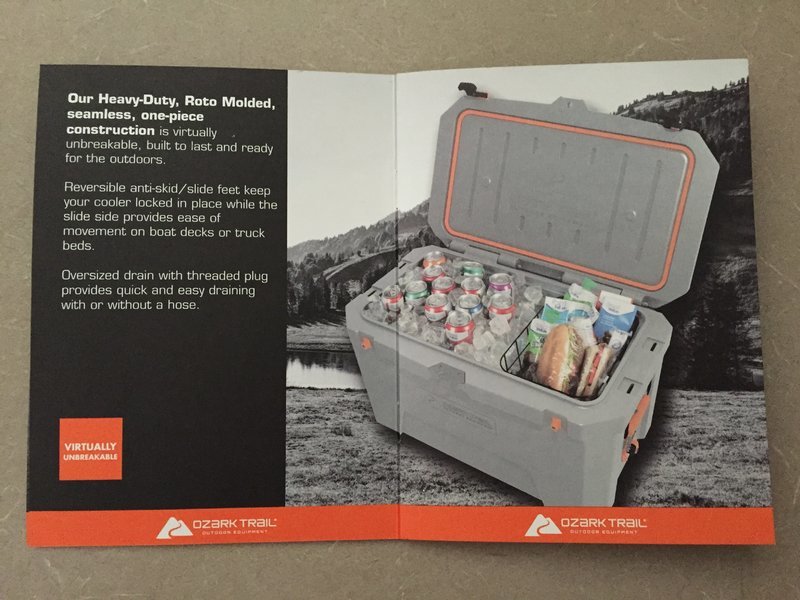 Ozark trail store cooler 73 quart