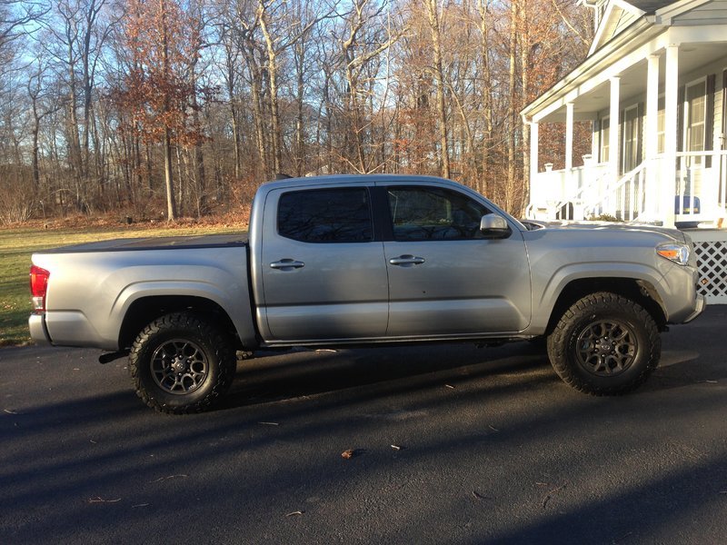 K02's on SR Black Satin Alloy Rims | Tacoma World