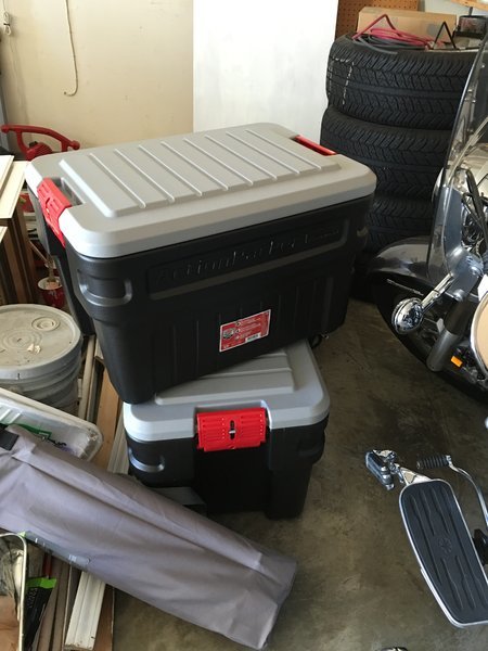 Rubbermaid 35 gal. Action Packer Storage Tote