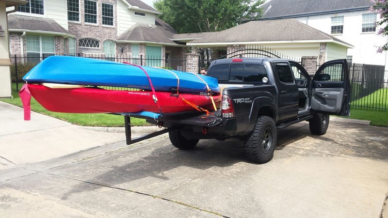 Transporting a kayak discount in a truck bed