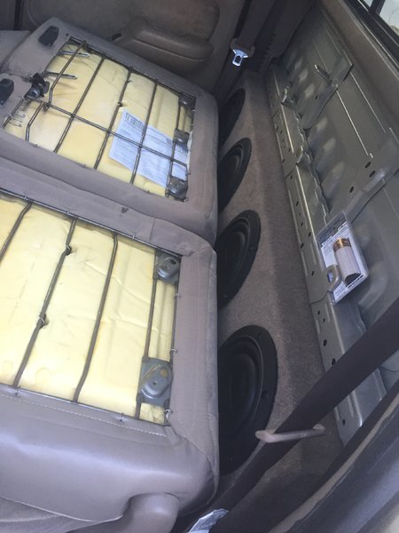 Toyota tacoma double hot sale cab subwoofer box