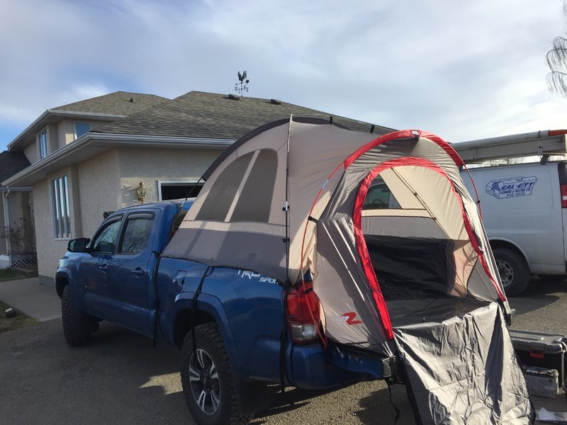 fragrance Mart Oh dear Truck tent installed! | Tacoma World