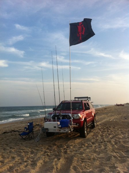 Surf Fishing Cooler Racks for your Taco