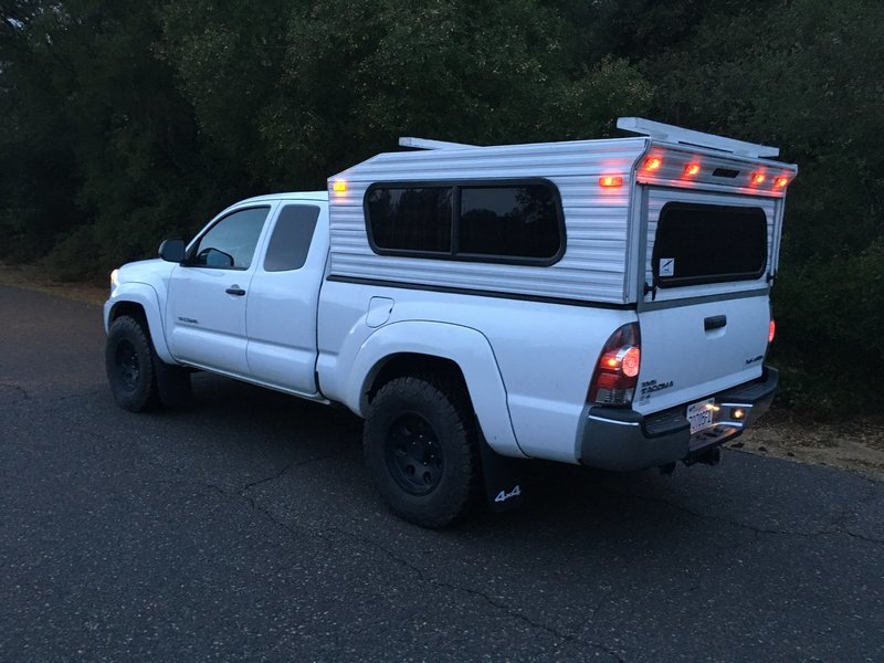 Vertically Tall Camper Shells for 2015 Tacoma Access Cab ...