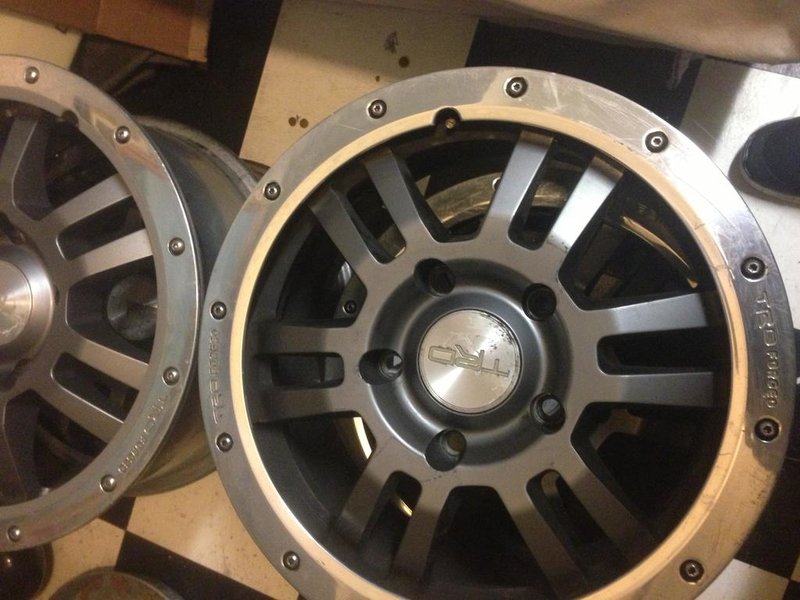 Sold 17" toyota tundra TRD rock warrior factory forged OEM wheels ri.