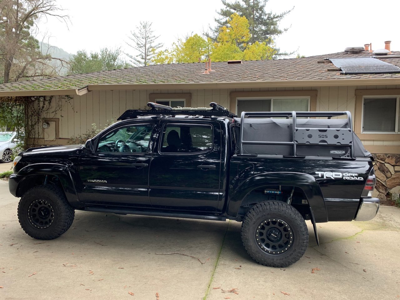 Bed rack that goes over a Softopper Tacoma World