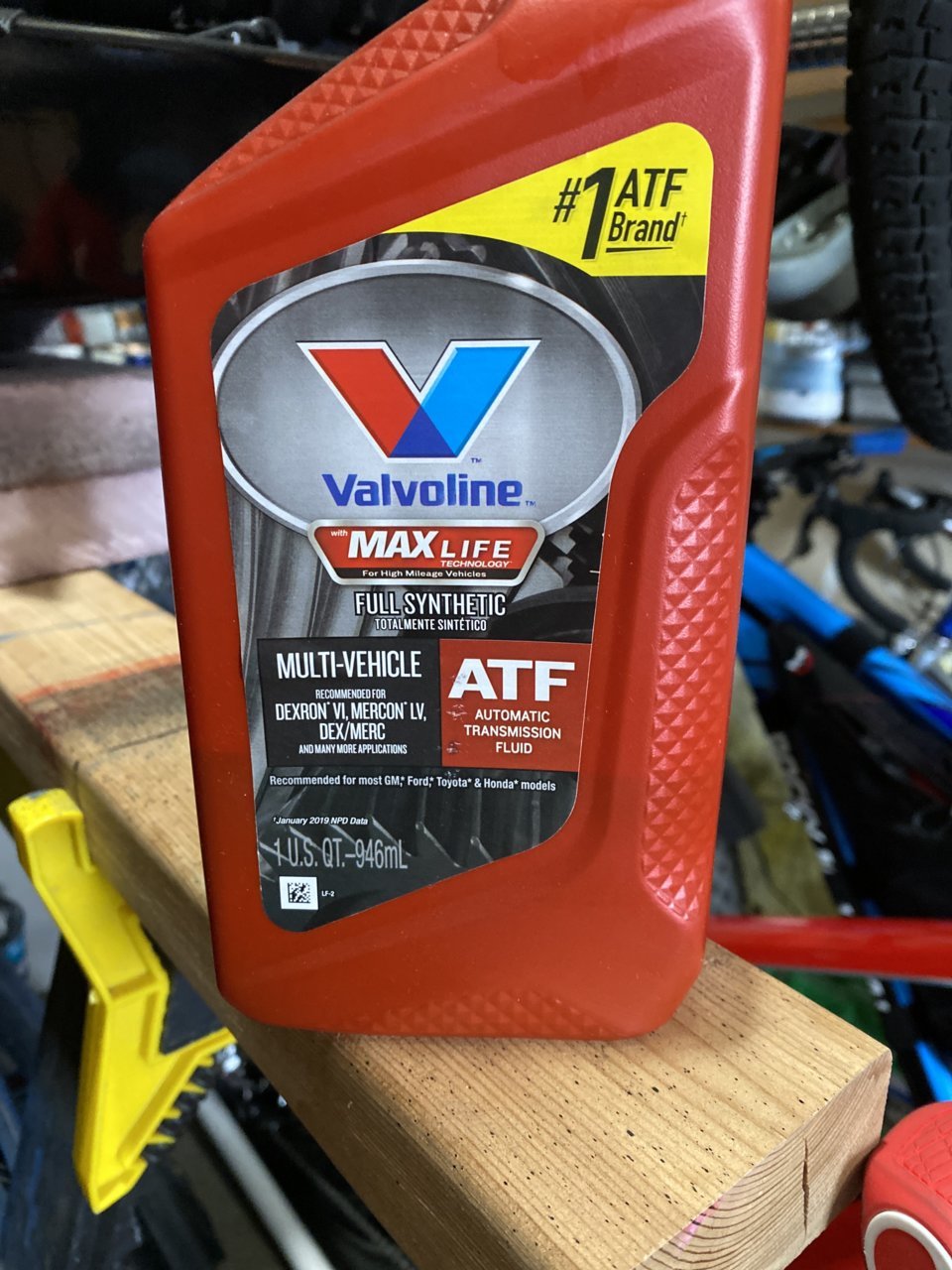 7 Qts. Auto. Trans. Fluid ATF VALVOLINE MaxLife Full Synthetic Dex