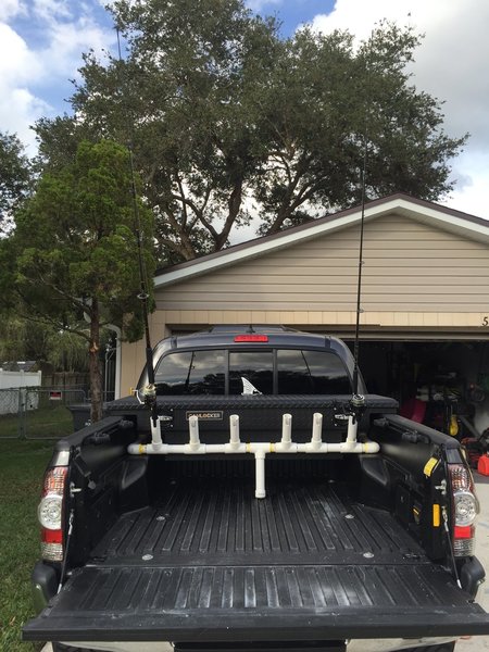 First truck + DIY Fishing rod holders : r/ToyotaTacoma