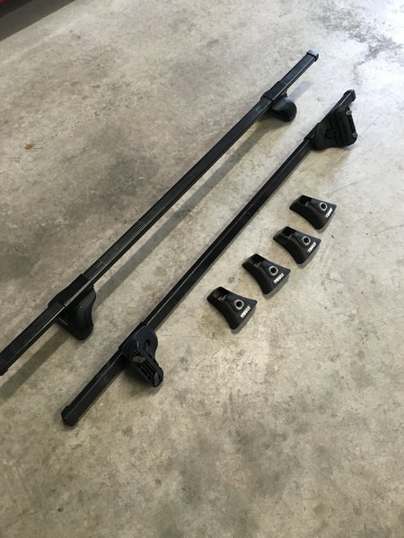 Thule 460 podiums and square bars Tacoma World