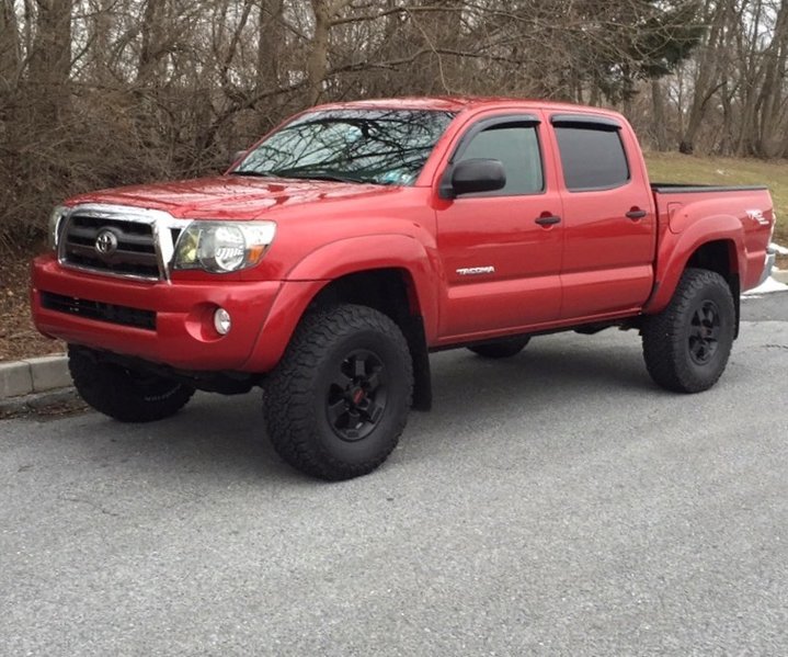 Toyota Tacoma Tire Size Chart