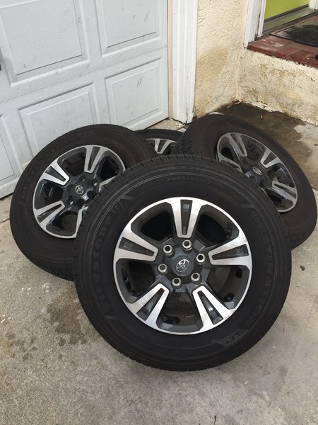 F/S TRD SPORT RIMS AND TIRES | Tacoma World