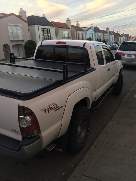 crossbars tonneau