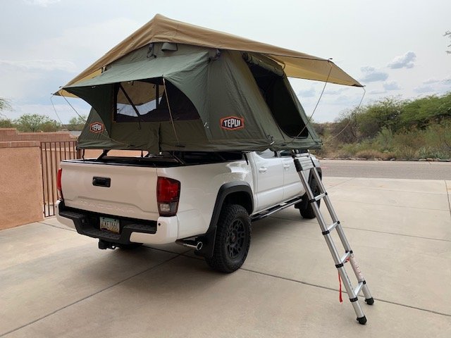 Roof Top Tent on Low Bed Bars | Tacoma World Tacoma Bed Bars For Roof Top Tent