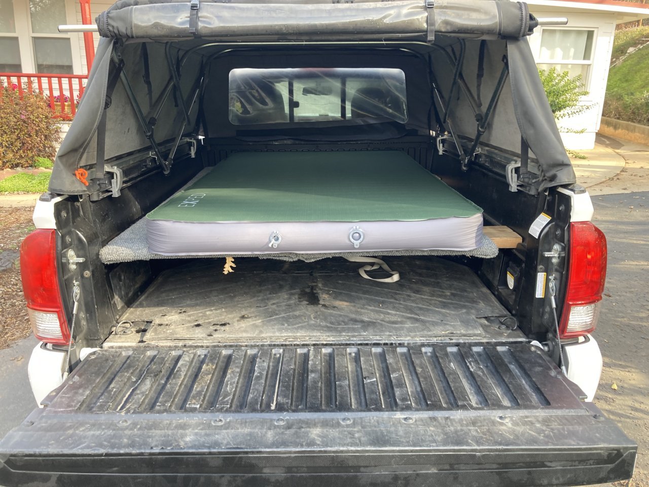 Truck bed shop sleeping pad