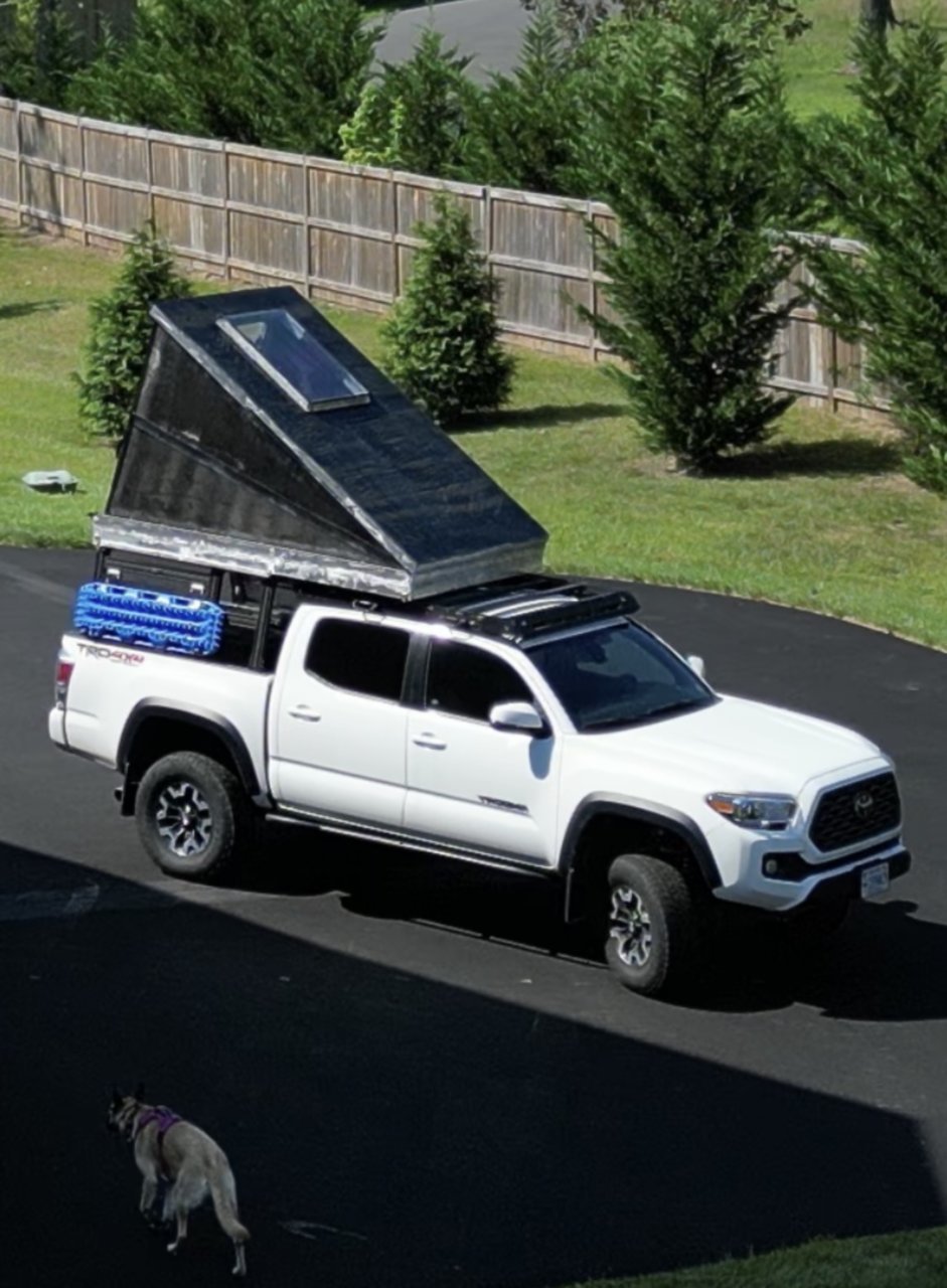 Diy roof rack cheap tent