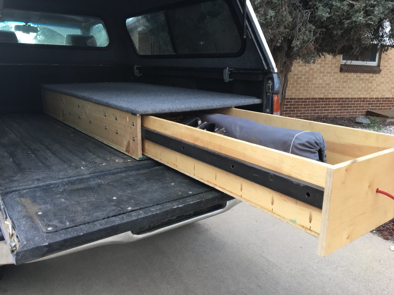 Show us your truck bed sleeping platform/drawer/storage systems | Page ...