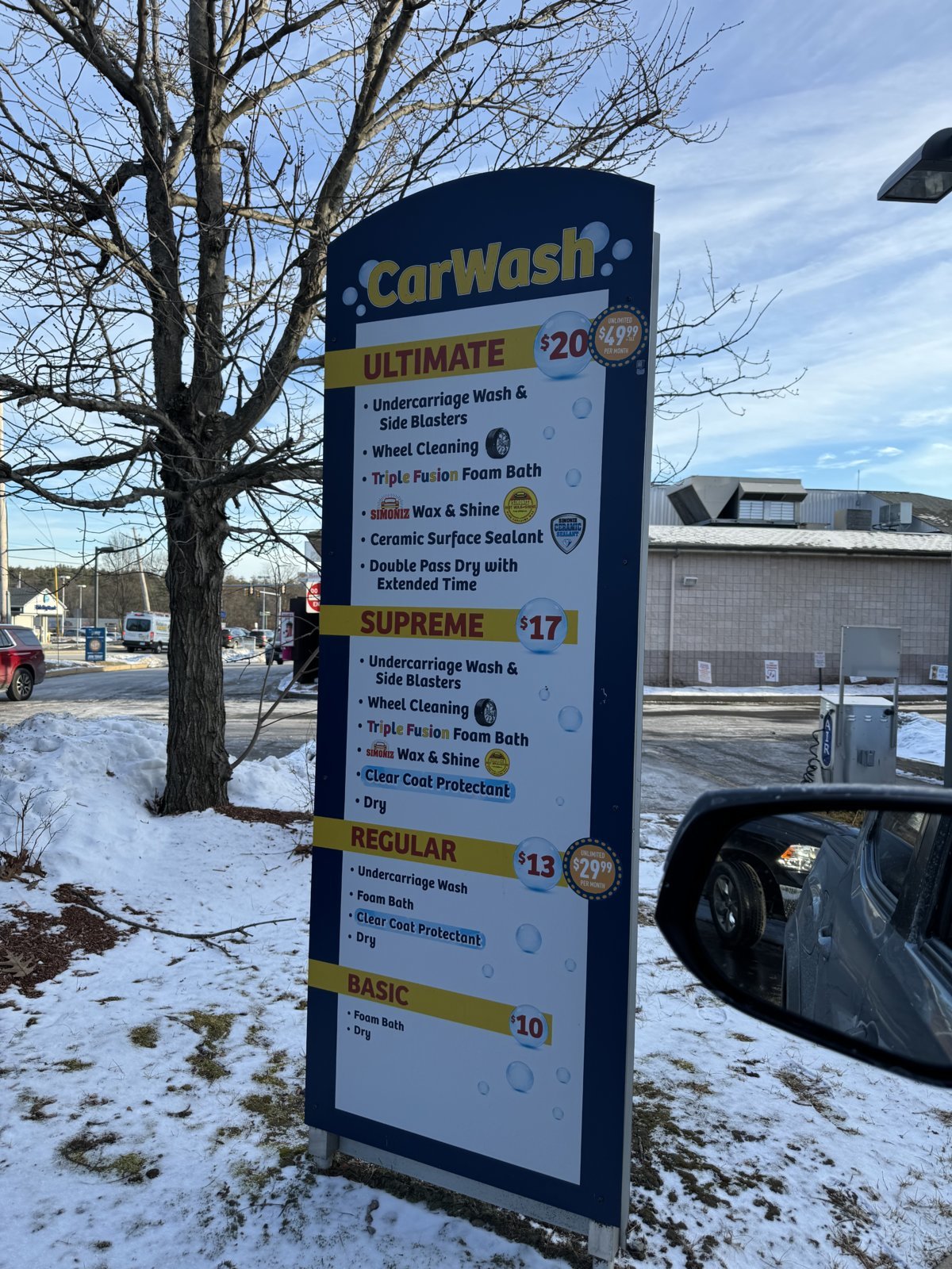 esso touchless car wash season pass price