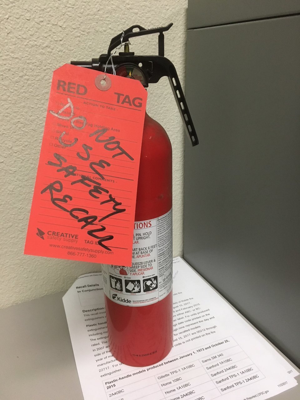 RECALL NOTICE Check Your Kidde Brand Fire Extinguishers Tacoma World   Img 0256 Jpg.2397267