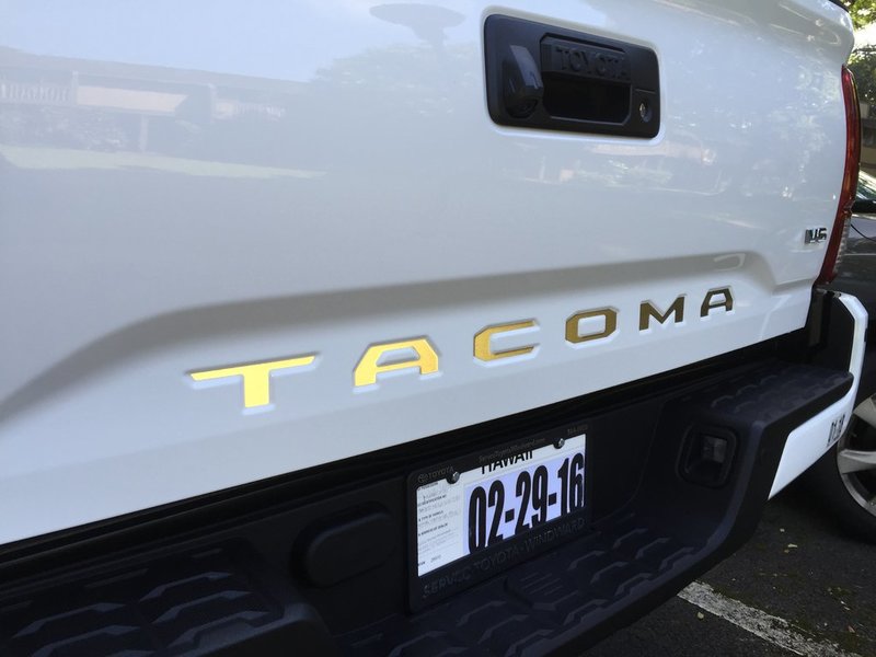 Reflective Black Decal Tailgate Inserts Now Available | Page 7 | Tacoma ...