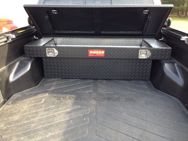 Unique tool box/bed storage solution | Tacoma World Toyota Tacoma Tool Box And Bed Cover