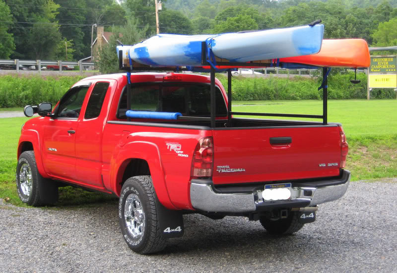 Truck cab kayak online rack