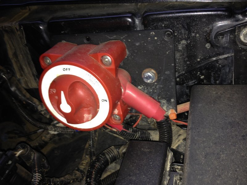 Winch power disconnect switch ideas.