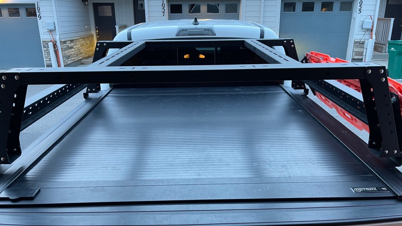 KB Voodoo 14 in Steel Bed Rack w/ Tonneau Covers & Traction Board ...