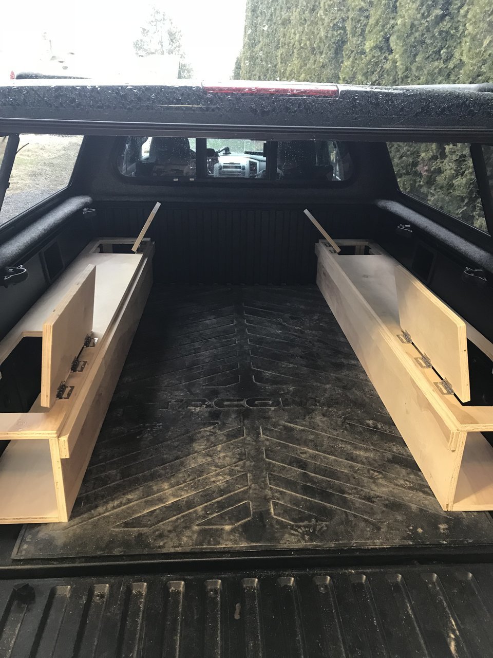 Show us your truck bed sleeping platform/drawer/storage systems | Page ...