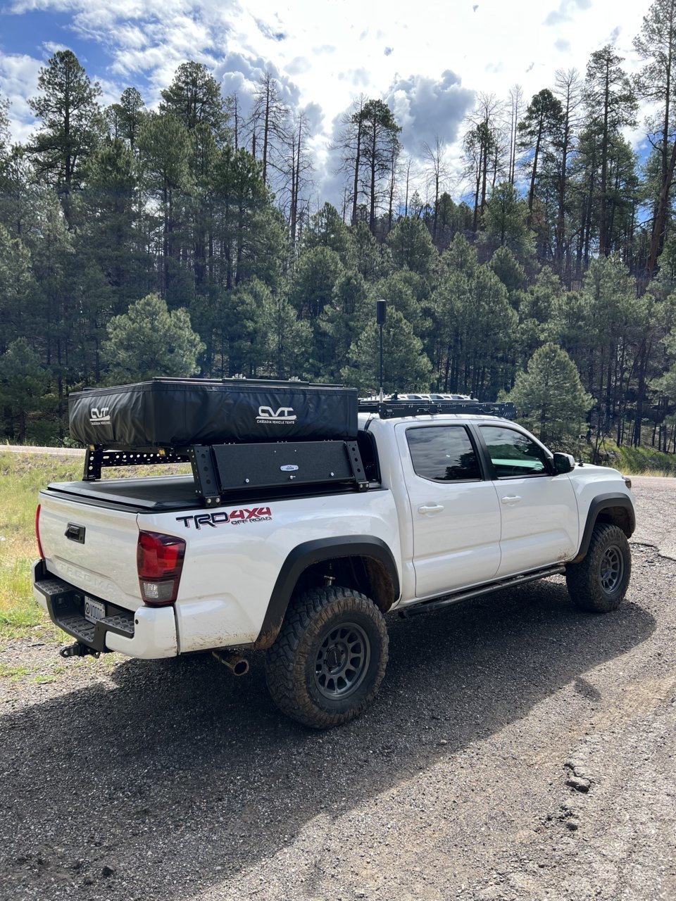 Roof top tent 2025 on tonneau cover